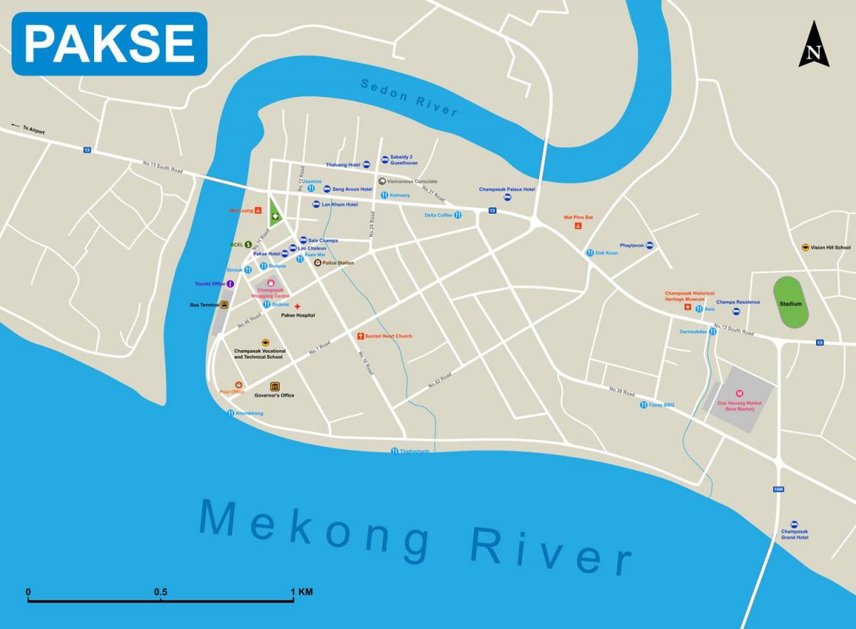pakse kaart laos